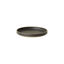 Hasami Porcelain Plate, 7.3" Black