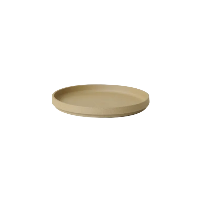 Hasami Porcelain Plate, 7.3" Brown
