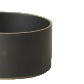 Hasami Porcelain Bowl, Medium High, Black