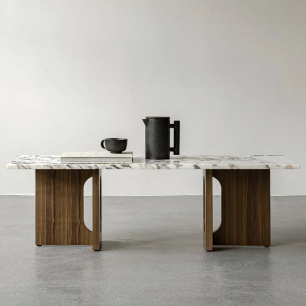 Androgyne Lounge Table, Oak, Veneer, Natural - Stone, Kunis Breccia-Tables-Audo-vancouver special