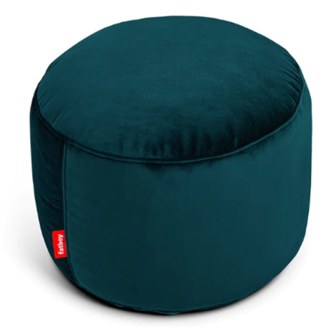 Point Velvet Ottoman, Petrol