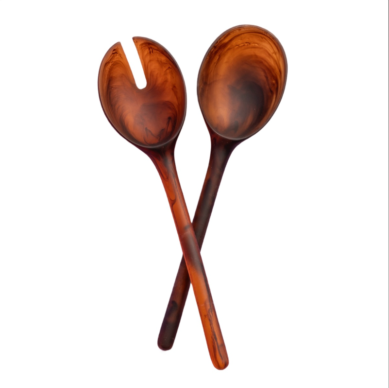 Salad Servers, Amber