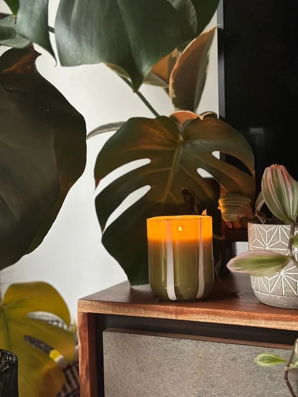 Atina Candle, fresh lemon + olive