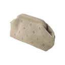 Small Fleur Clutch, Grey