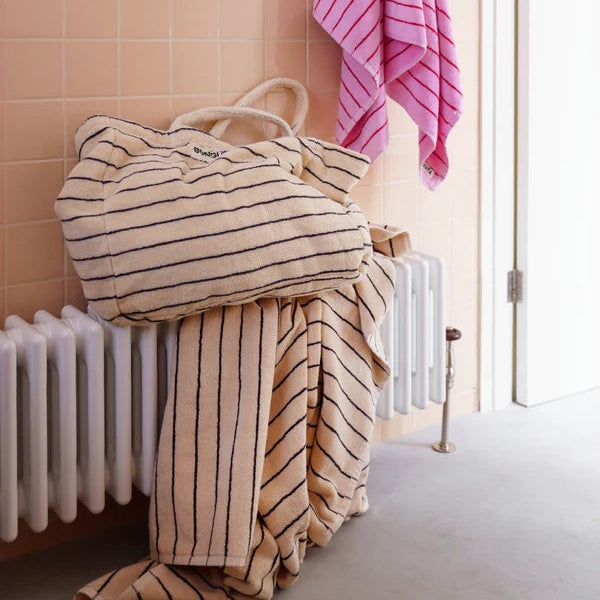 Naram Weekend Bag, Creme/Ink