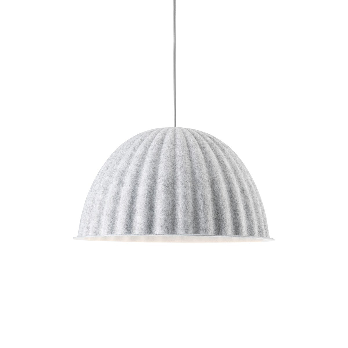 Under The Bell Pendant, white melange, 55cm