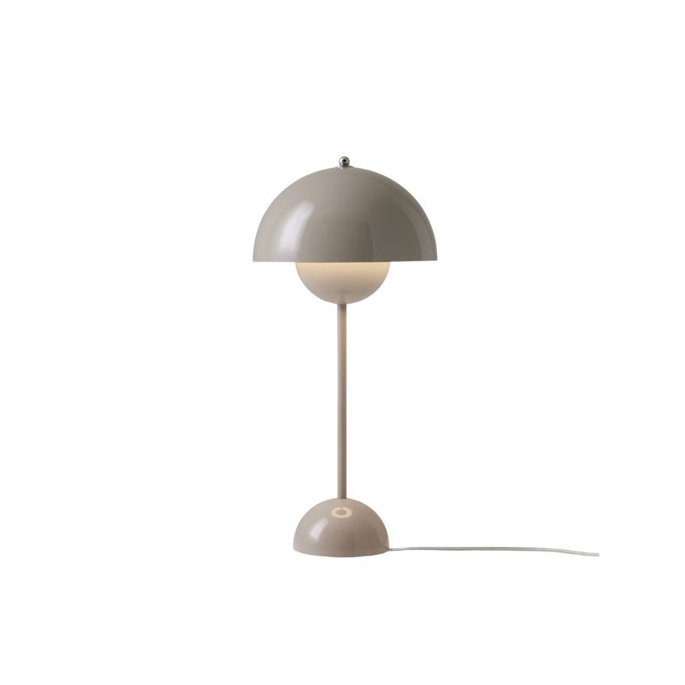 Flowerpot Table Lamp, VP3, Grey Beige
