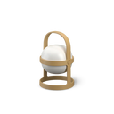 Soft Spot Solar Circular Lamp, H 7.3" Wheat