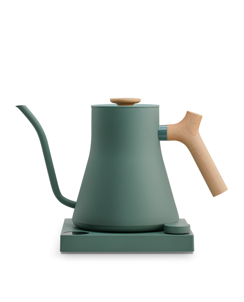 FELLOW Stagg EKG Pro Electric Kettle, Smoke Green and Maple