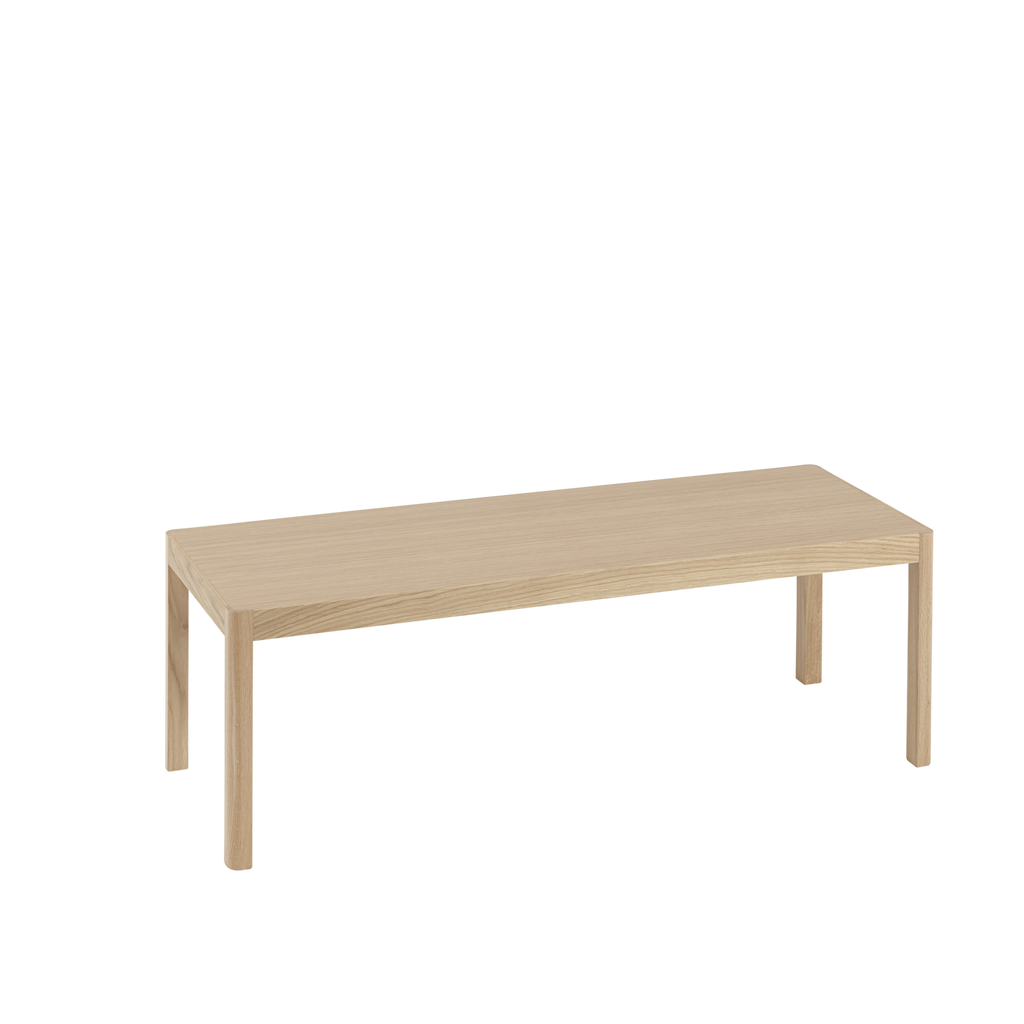 Workshop Coffee Table, Oak, 47" x 17"