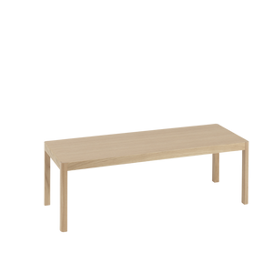 Workshop Coffee Table, Oak, 47" x 17"