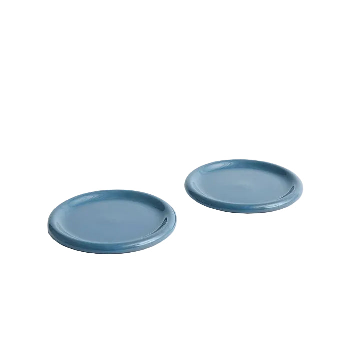 Barro Plate, 24 cm., Dark Blue, Set/2