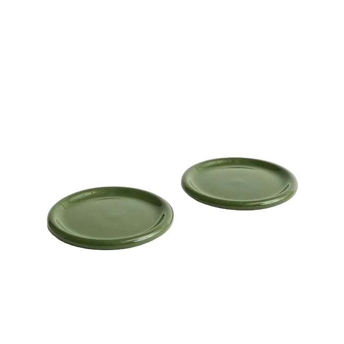Barro Plate, 24cm, Green, Set/2