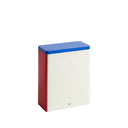 Tin Container, XL, Off-White/Blue/Red