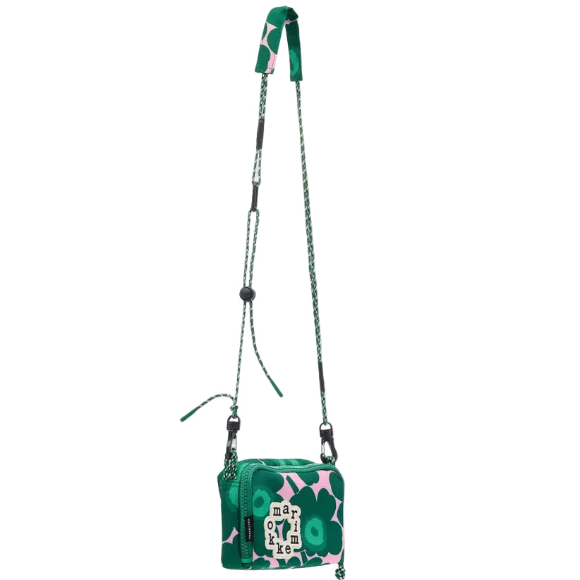 Marimekko unikko shoulder bag, green