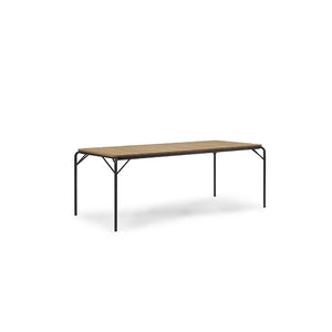 Vig Table 90 x 200 cm Robinia, Black