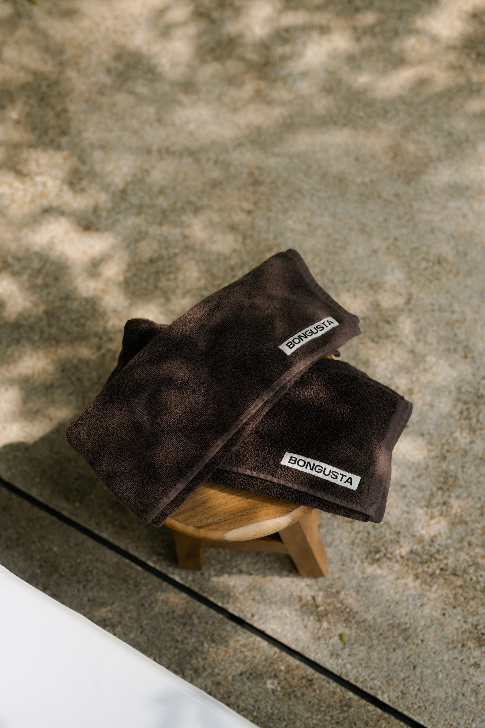 Naram Guest Towel, Coffee