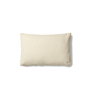 Clean Cushion, Wool Boucle, Off-White