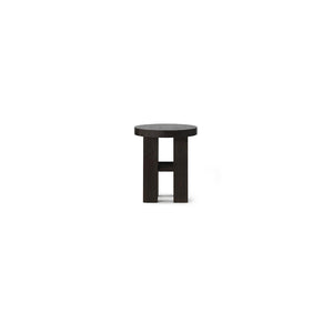 Fyr Stool, Dark Brown