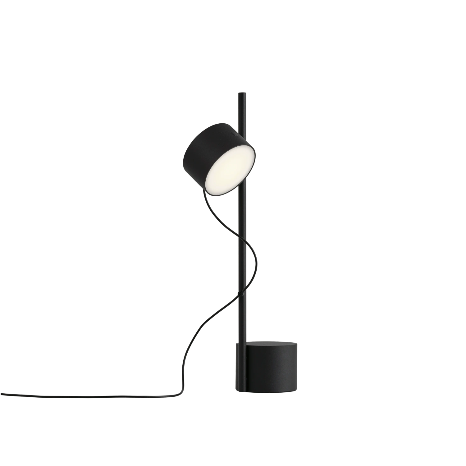 Post Table Lamp, Black