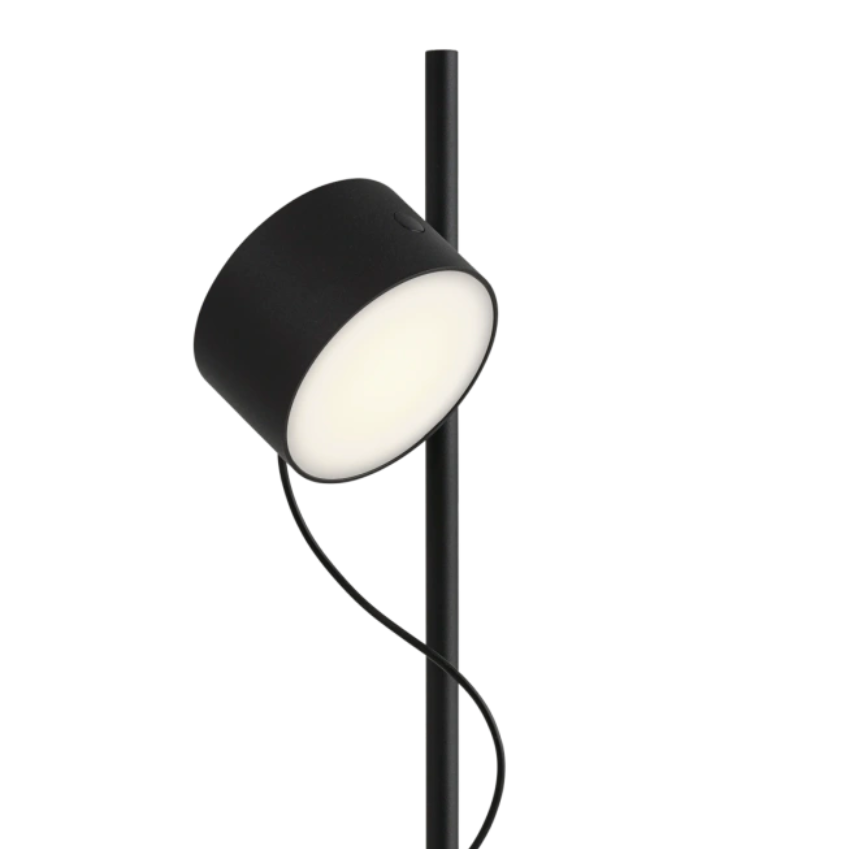 Post Table Lamp, Black