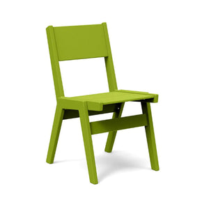 Alfresco Dining Chair, Solid Back, Leaf Green