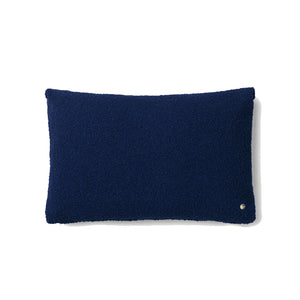 Clean Cushion, 60x 40cm, Boucle, Deep Blue