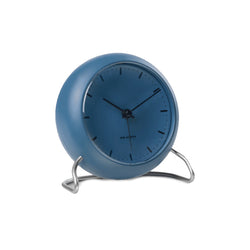 Arne Jacobsen City Hall Table Alarm Clock, Stone Blue