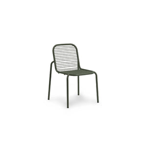 Vig Chair Dark Green, Wire