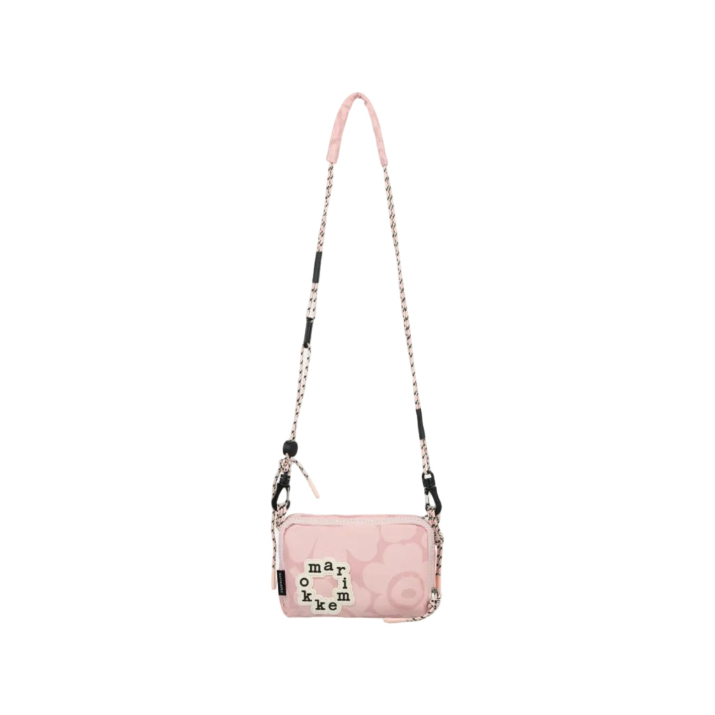 Marimekko unikko shoulder bag, pink