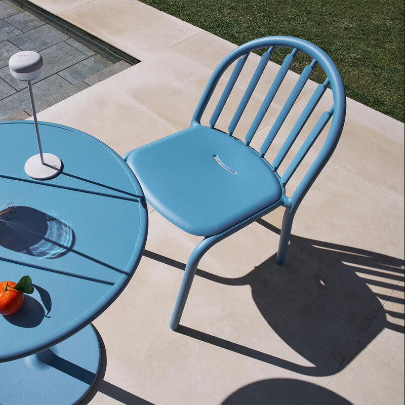 Fred's Bistro Table Set, Wave Blue. Incl 2 chairs.