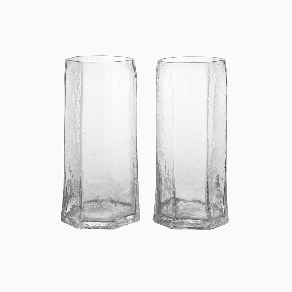 Kiru Tall Glasses, Set of 2, Clear