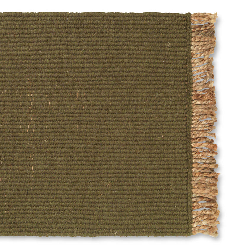 Block Mat, Olive/Natural