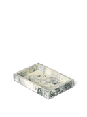 Mist Tray 10cm x 15cm, Emerald Off-White