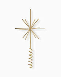 Brass Christmas Tree Top Star