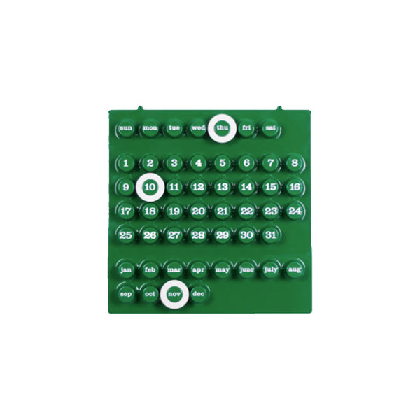 Ring a Date Calendar, Green – vancouver special