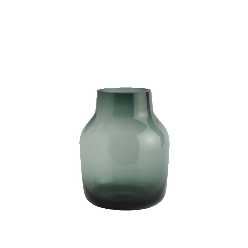 Silent Vase, Dark Green 5.9"