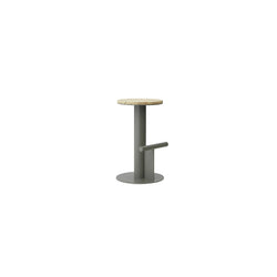 Pole Stool 65cm, Pine/Grey