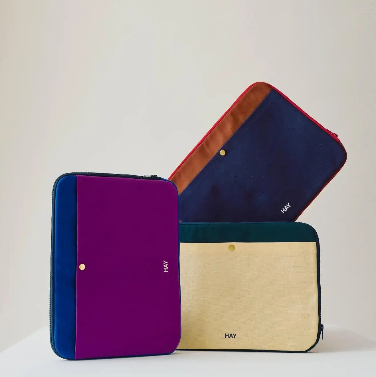 HAY Laptop Cover, Soft Yellow Multi, 13-14"