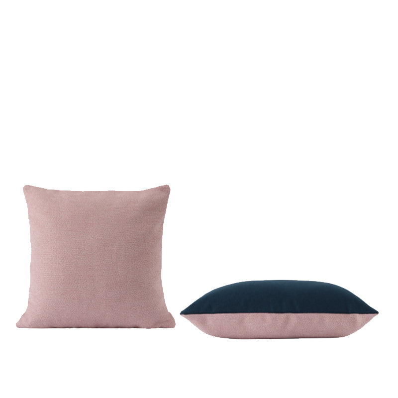 Mingle Cushion, Rose/Petroleum 17.7 X 17.7"