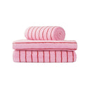 Naram Bathsheet, Baby Pink/Ski Patrol red