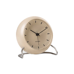 Arne Jacobsen City Hall Table Alarm Clock, Sandy Beige