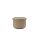 Hide Storage Pouf Small, Sand