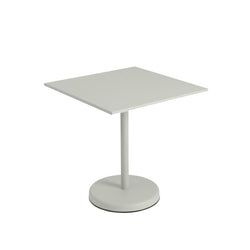 LINEAR STEEL CAFÉ TABLE / 70 X 70 H: 73 CM / 27.6 X 27.6 H: 28.7