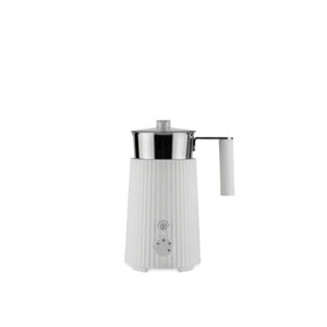 Plisse Milk Frother, White