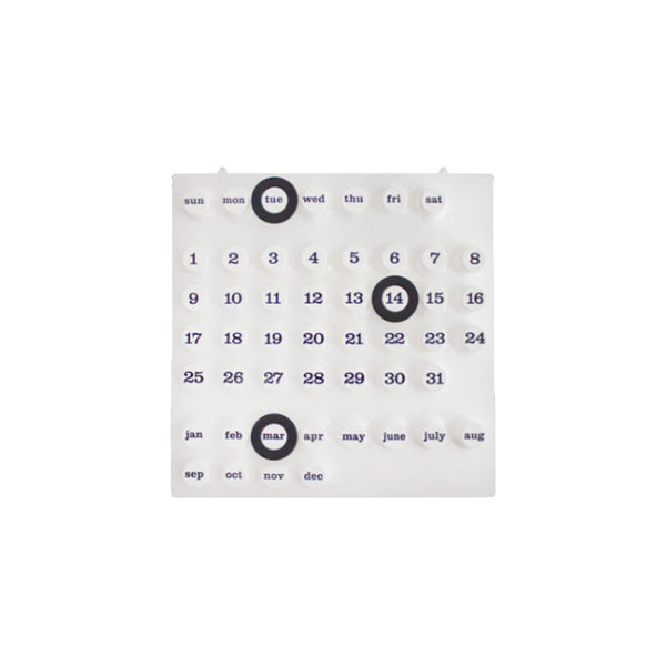 Ring a Date Calendar, White – vancouver special