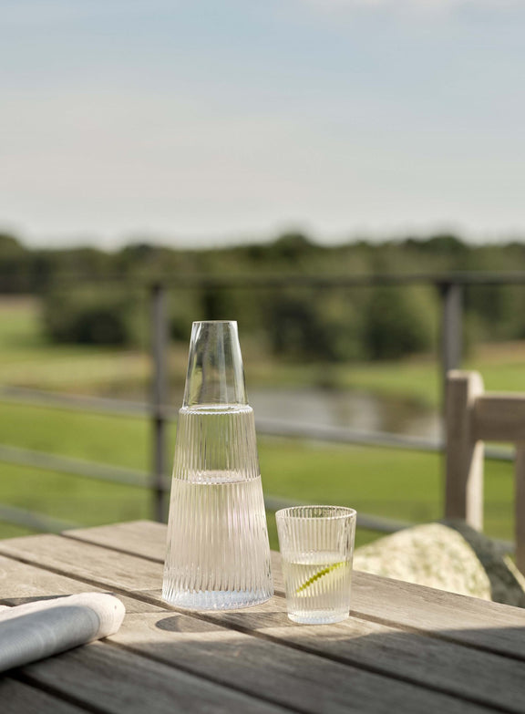 Pilastro Carafe with Glass