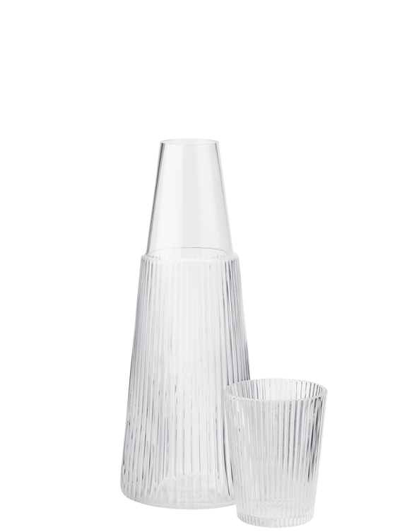 Pilastro Carafe with Glass