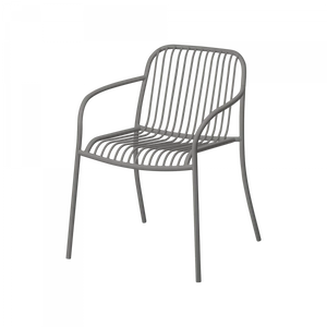 Yua wires armchairs, granite grey