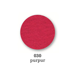 Felt coaster round, 10cm, red